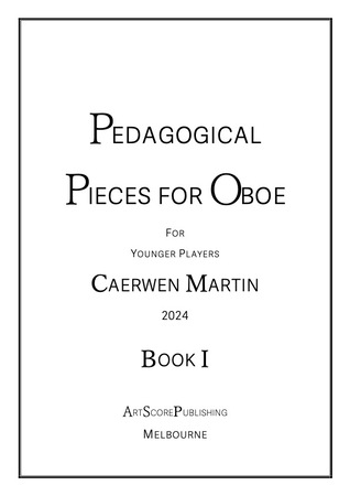 Pedagogical Pieces for Oboe Book 1