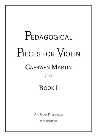 Pedagogical Pices for Violin Book 1
