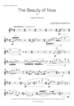 The Beauty of Now for Saxophone & Piano