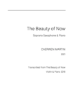 The Beauty of Now for Saxophone & Piano
