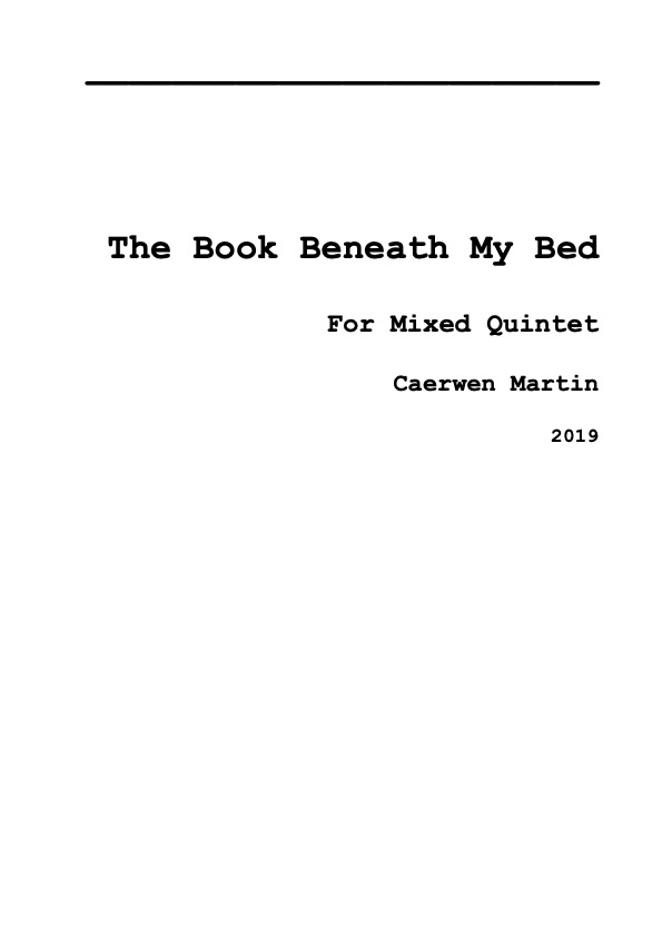 The Book Beneath my Bed