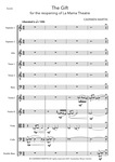 THE GIFT FOR CHOIR & STRING QUINTET