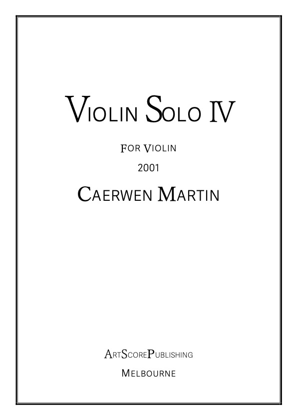 Violin Solo IV