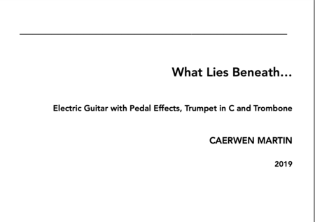 What lies beneath…