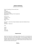 Orpheus Symphony Symphony No. 2 For Orchestra Evan J Lawson