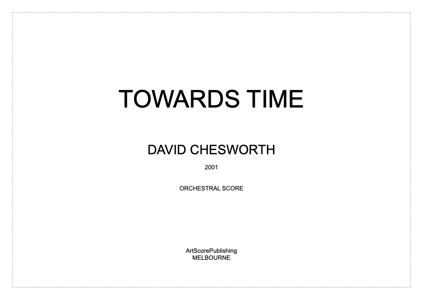 Towards Time for Orchestra