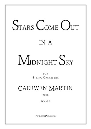 Stars come out in a midnight sky