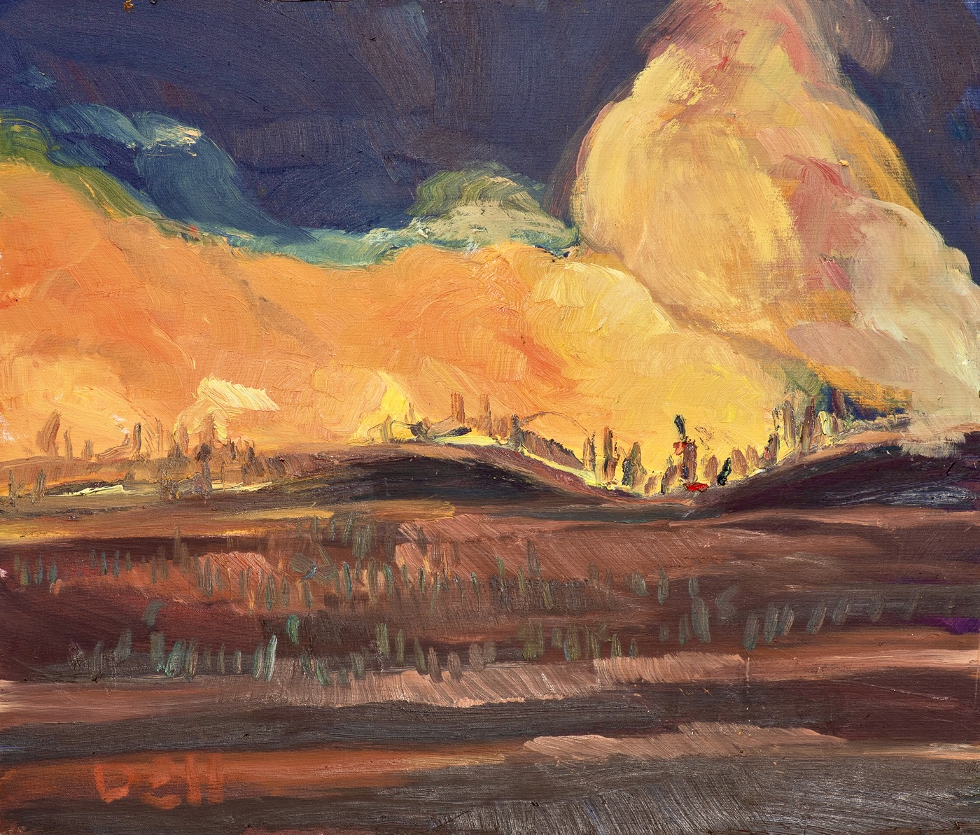 Night Fire at Ruffy